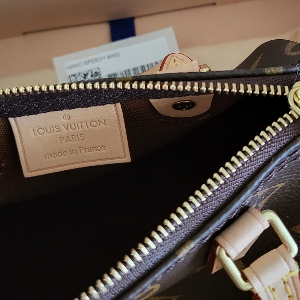 New authentic Louis Vuitton Nano Speedy - Picture 6 of 13
